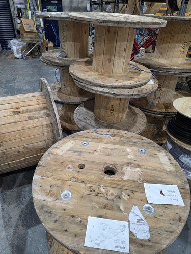 Wooden cable drum 90cmx50cm - wooden,