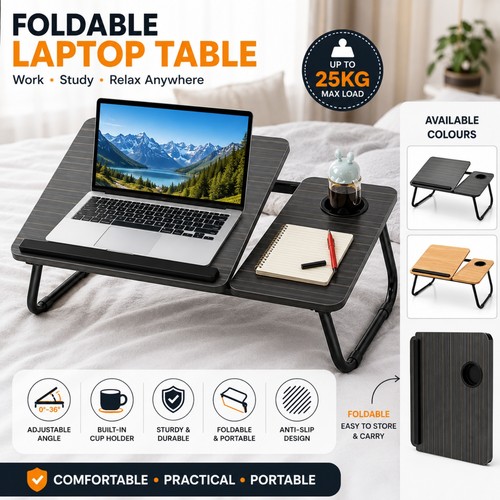 Folding laptop table - laptop, stand