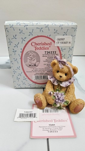 Cherished teddies violet - teddies,