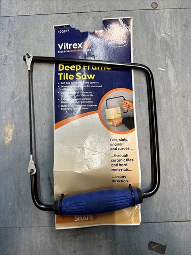 Deep frame tile saw
