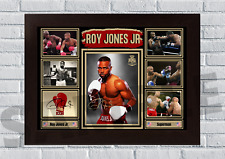 Roy Jones Jr Superman A4/A3 Print Boxing memorabilia/collectable signed (#118)