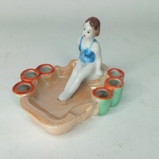 Vintage Porcelain Bathing Beauty Figurine Made in Japan Ref 22