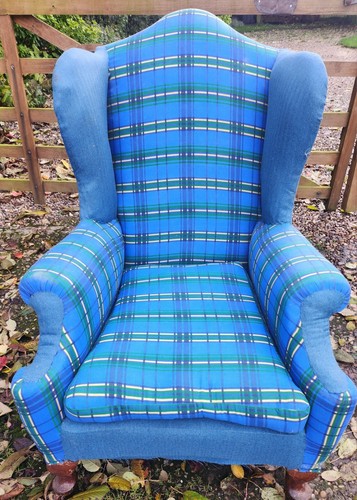 Victorian wing back armchair - victorian,
