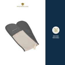 MasterClass Professional Double Oven Glove GREY for Aga Range Cooker 