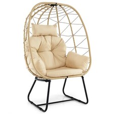 Costway PE Wicker Egg Chair