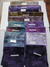 13 Pieces Purple Tone Cotton &