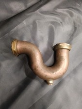 AGED COPPER P TRAP 1 1/2 INCH RECLAIMED, REFURBED GREAT 4 FOR KITCHEN SINKS 
