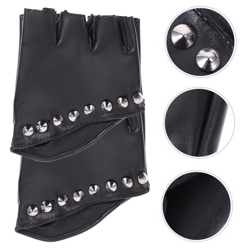 Pair fingerless gloves - fingerless, half