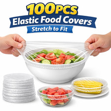 100pcs elastic food covers - elastic,