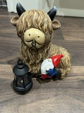 Solar Highland Cow & Outdoor
