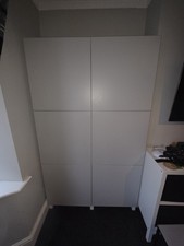 Ikea Besta storage unit with doors 1200mm wide