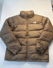 north face nuptse 550 brown
