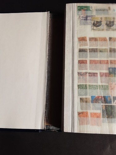 Great britain blue - blue, stockbook