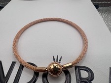 Pandora Authentic Rose Gold Moments Bracelet 19cm RRP £110