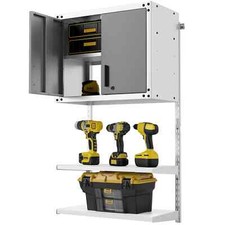 COSTWAY Metal Wall Cabinet