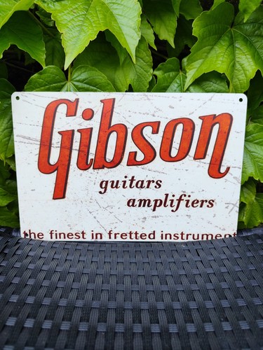 Gibson metal guitar plate - plate, new