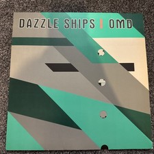 OMD - Dazzle Ships - 12" Vinyl LP Diecut Slv GF w/ Inner-V2246 1st UK- 1983 NM