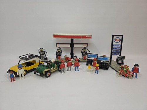 Playmobil esso gas station set - esso,