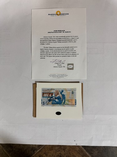 Jack nicklaus autographed - nicklaus,