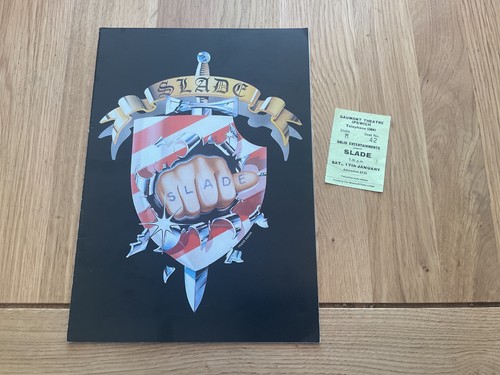 Slade tour programme - -tour,