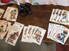  Playing Cards Beautiful Antique c 1910 / 20  " CHILDRENS SNAP " 