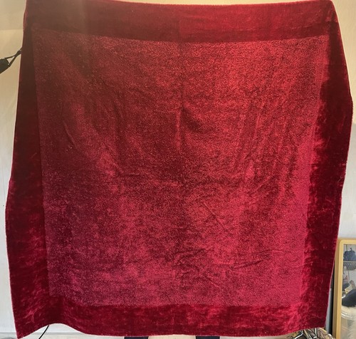 Vintage scarlet chenille - vintage,