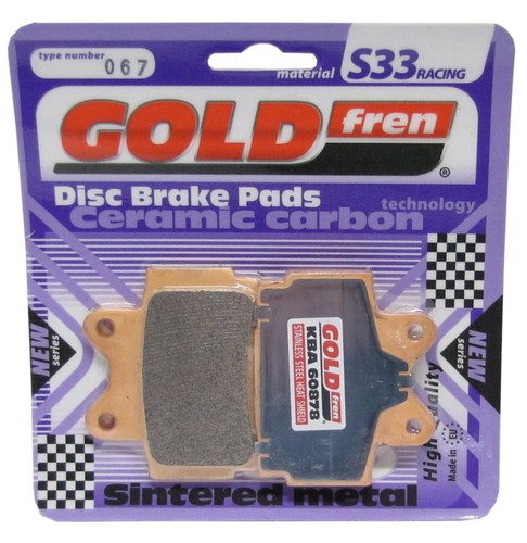 Goldfren s33 brake pads - brake, rear