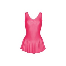 Girls Shiny Nylon Sleeveless-