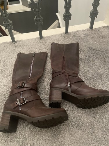 Lovely brown leather ugg knee - ugg,