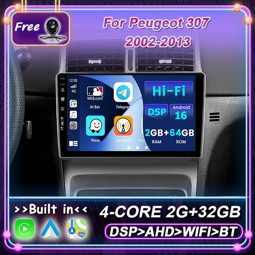 Car stereo for peugeot 307 - for,