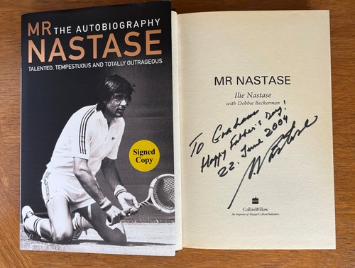 Ilie nastase signed - mr,