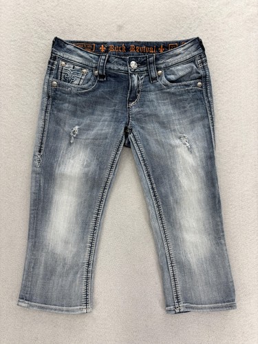 Rock revival wendy capri jeans - revival,