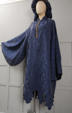 Vintage Robe Costume Fancy Dress Tudor Renaissance Hat Medieval Cosplay size  L