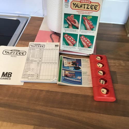 Vintage yahtzee travel dice - yahtzee,