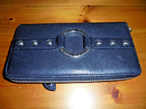 Black leather harley davidson - harley,
