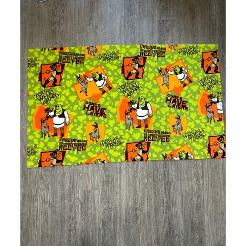 Shrek fleece blanket throw all - fleece,