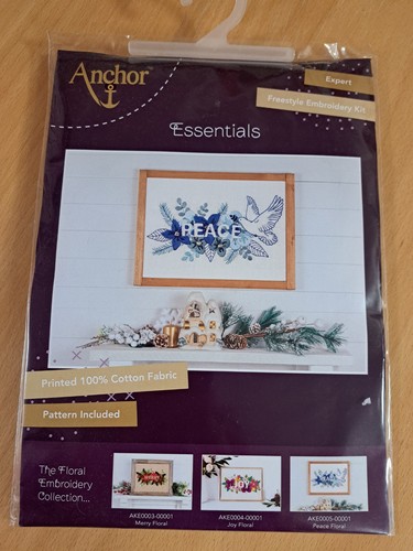 Anchor embroidery kit peace - anchor, kit,peace