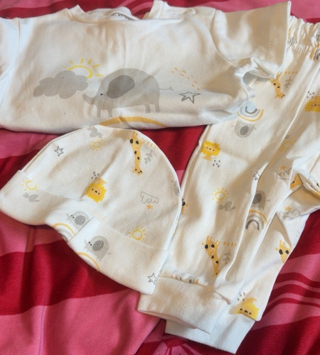 3pc baby layette set - 3pc,