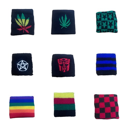 Sweatband wristbands skull - sweatband,