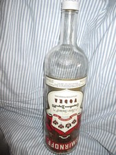 Vintage Smirnoff Optics Vodka Bottle + Lid 3 Litre empty- Ideal for saving coins