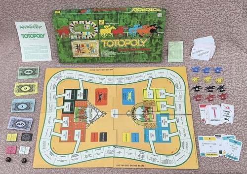 Totopoly horse racing board - racing,