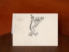 Raging Tomcat; Figural Sketches - A5 Greeting Card