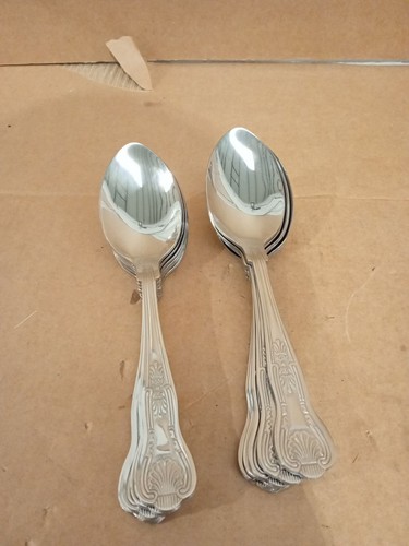 12x kings pattern table spoons - kings,