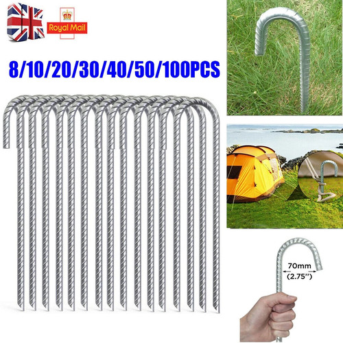 Galvanized rebar stakes - 20,