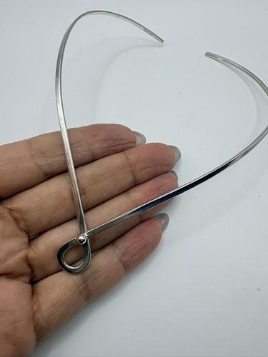 925 sterling silver torque - sterling,