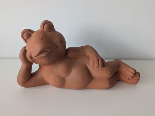 Vintage terracotta reclining - vintage,
