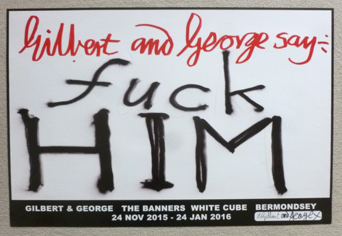 Gilbert and george the banners - gilbert,