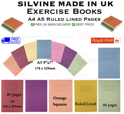 Silvine exercise books - silvine,