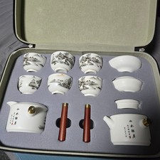 Chinese Tea Set with carry