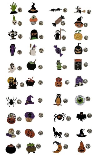 Halloween pin badge metal - badge,
